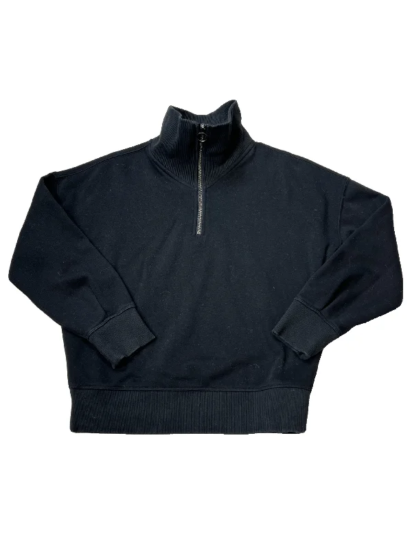 Men's Hoodies with Button-Down PocketsAthletic Sweatshirt Collar By Athleta In Black, Size: Xs Men's Hoodies with Button-Down PocketsAthletic Sweatshirt Collar By Athleta In Black, Size: Xs