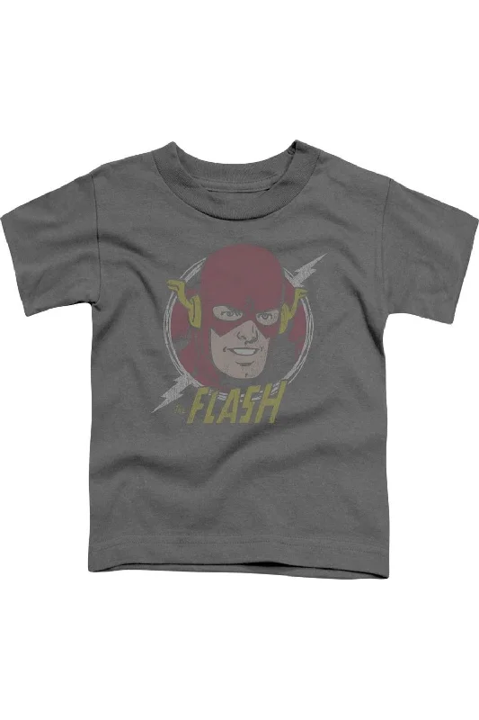 Warm Men's Fleece-Lined TopsDC Comics Flash Vintage Voltage Short Sleeve Juvenile Tee / T-Shirt Warm Men's Fleece-Lined TopsDC Comics Flash Vintage Voltage Short Sleeve Juvenile Tee / T-Shirt