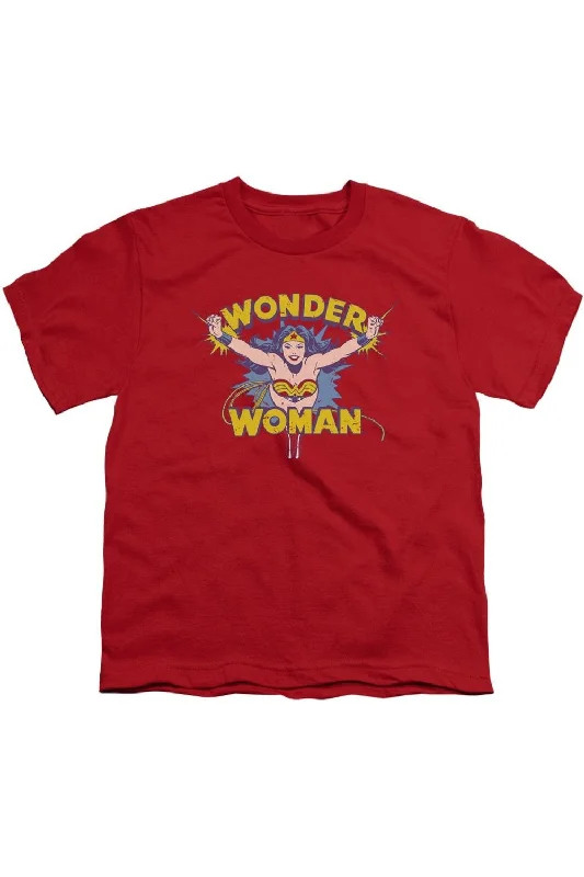 Men's Shirts with Convertible CollarsDC Comics Flying Through Short Sleeve Youth Tee / T-Shirt Men's Shirts with Convertible CollarsDC Comics Flying Through Short Sleeve Youth Tee / T-Shirt