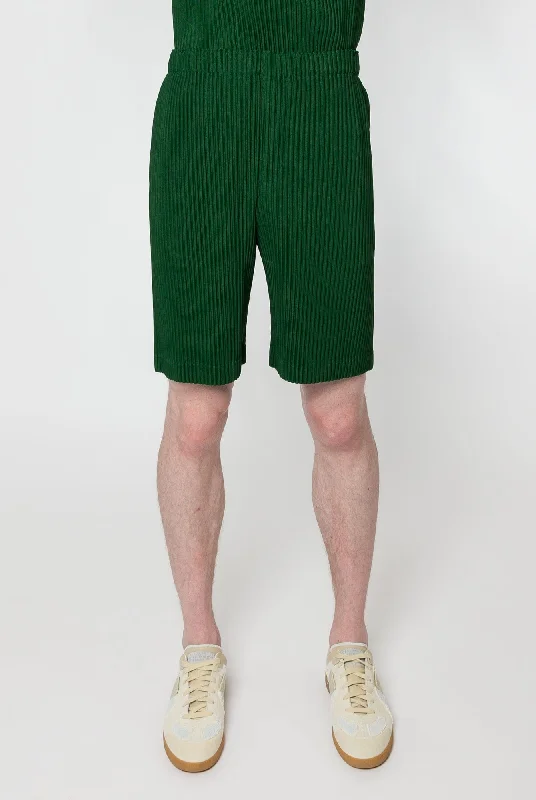 Waterproof Men's ParkasHomme Plissé Issey Miyake MC August 2024 Shorts in Seaweed