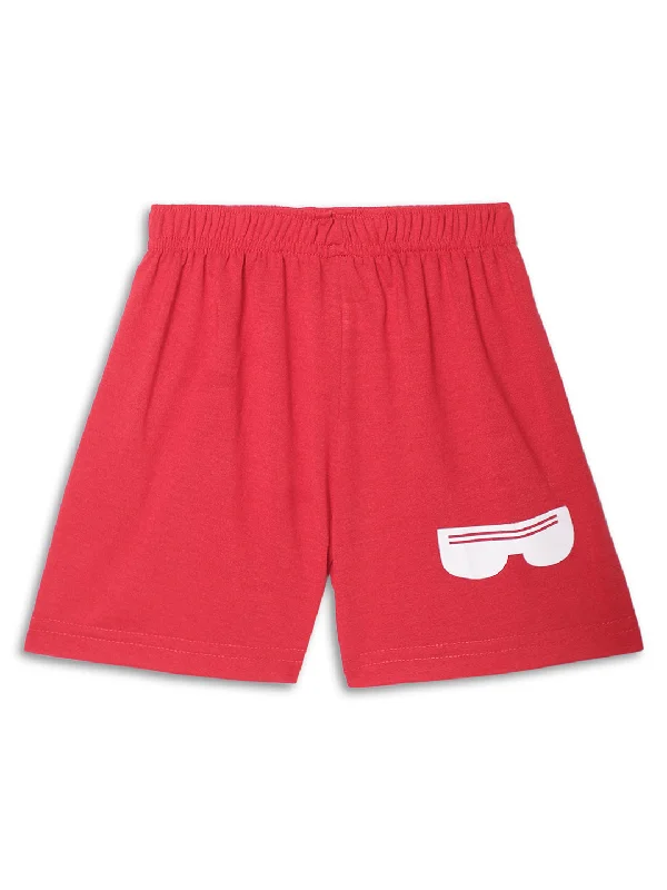 Men's Stylish Pattern ShortsMack Jonney Printed Red Regular Fit Cotton blended Shorts For Kids Men's Stylish Pattern ShortsMack Jonney Printed Red Regular Fit Cotton blended Shorts For Kids