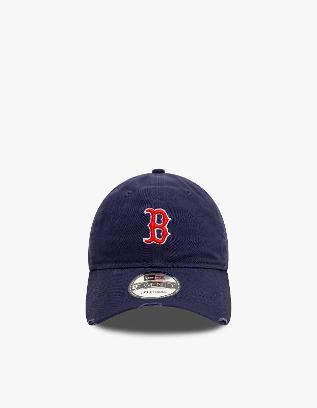 Affordable Baseball HatsBoston Red Sox 9TWENTY Distressed Cap - Navy/Red