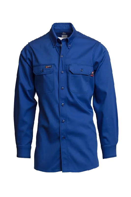 Men's Easy-Care Shirts for Busy LifestylesFR Uniform Shirt | 7oz. 100% Cotton | Royal