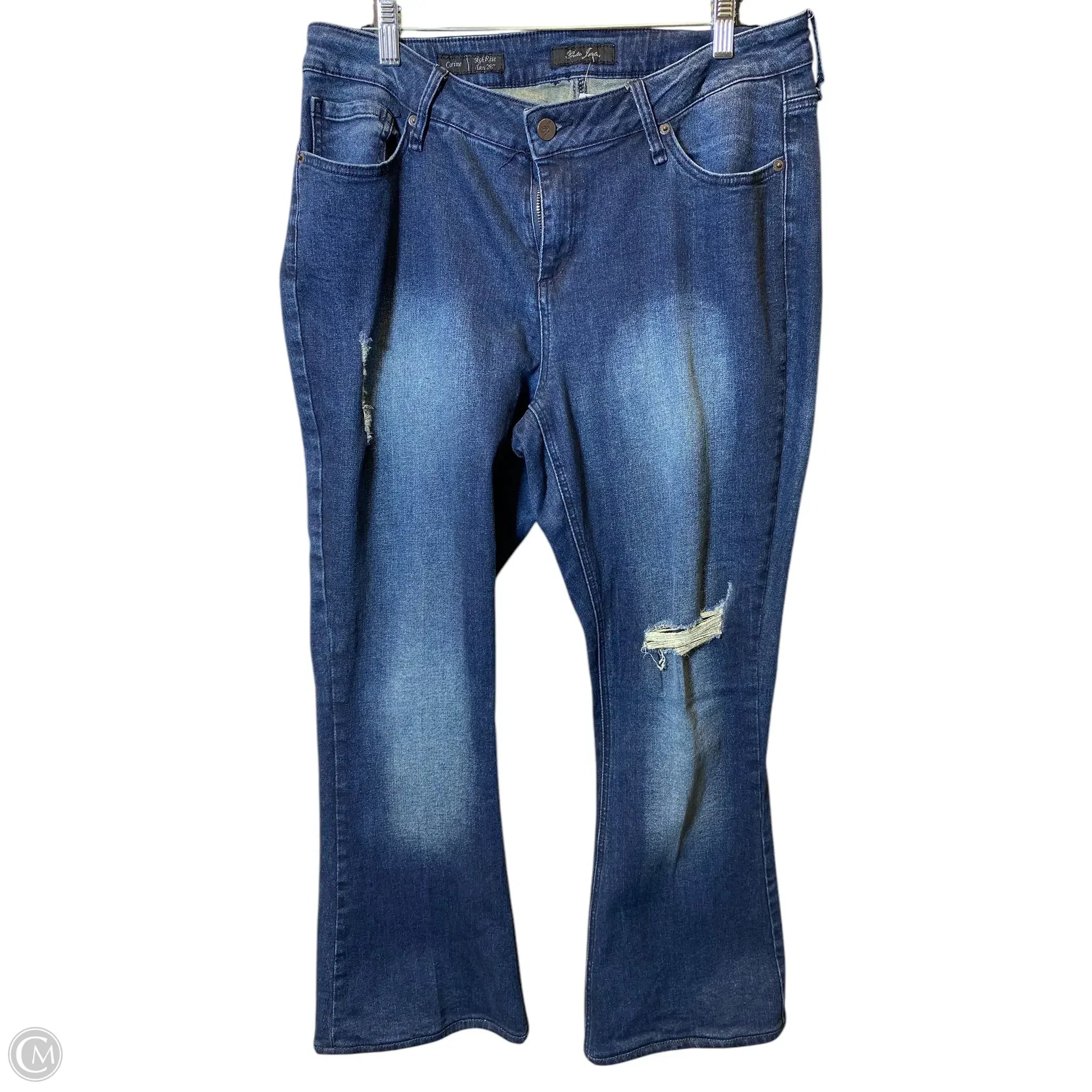 Unique Men's Jeans DesignsJeans Flared By Cmc In Blue, Size: 14