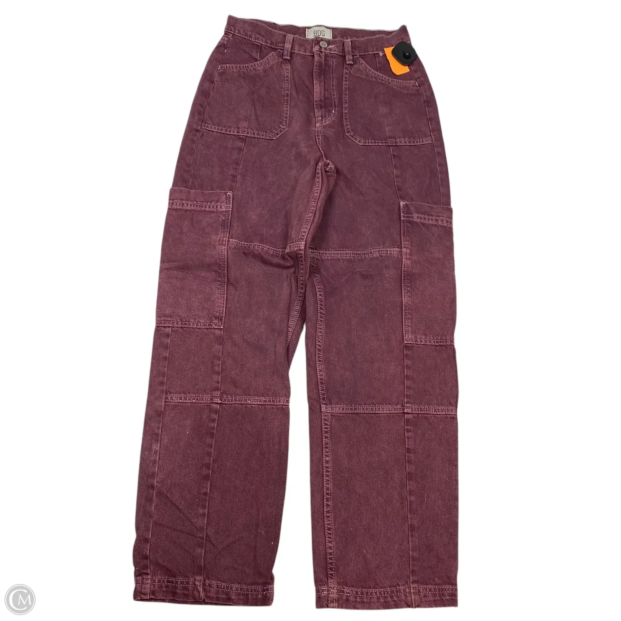 Zip-Fly Men's JeansJeans Straight By Bdg In Purple Denim, Size: 8