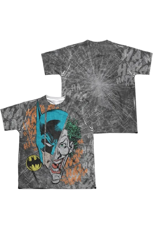 Versatile Men's Tank TopsDC Comics Broken Visage Short Sleeve Youth Poly Crew Tee / T-Shirt Versatile Men's Tank TopsDC Comics Broken Visage Short Sleeve Youth Poly Crew Tee / T-Shirt
