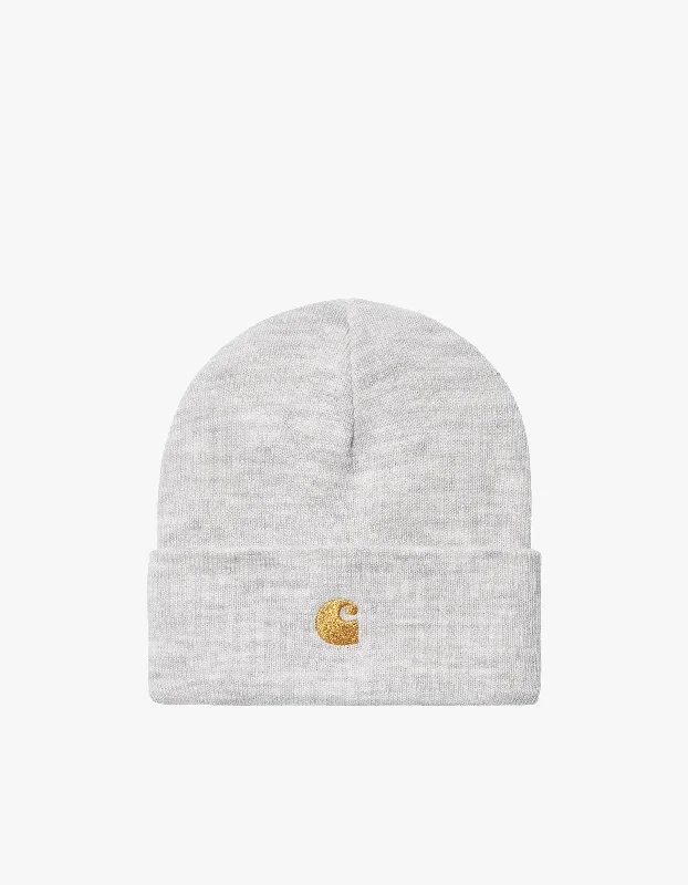 Lightweight Bucket HatsChase Beanie - Ash Heather/Gold
