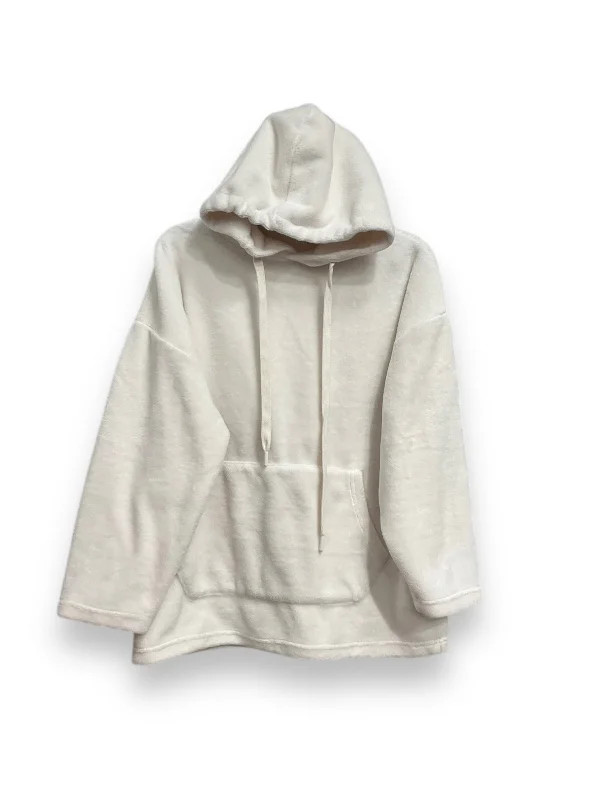 Men's Hoodies with Extra-Long SleevesSweatshirt Hoodie By Clothes Mentor In White, Size: M Men's Hoodies with Extra-Long SleevesSweatshirt Hoodie By Clothes Mentor In White, Size: M