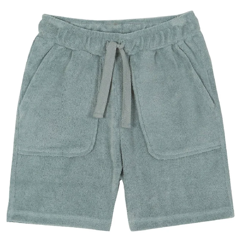 Men's Flexible Yoga and Workout ShortsBoys' Bermuda Shorts In Atlantique