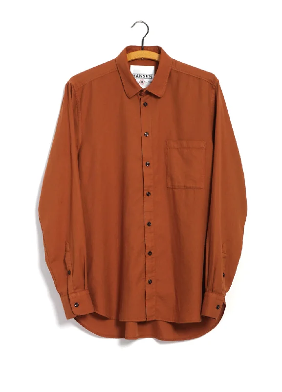 Men's Patterned Casual Shirts for Relaxed StylingHENNING | Casual Classic Shirt | Tanned Men's Patterned Casual Shirts for Relaxed StylingHENNING | Casual Classic Shirt | Tanned