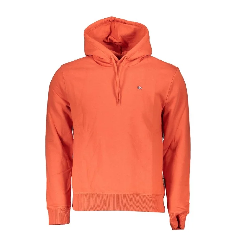 Men's Sweaters with Elastic CuffsNapapijri Red Cotton Men Men's Sweater
