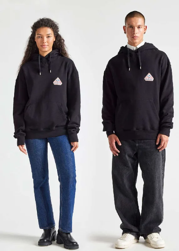 Men's Hoodies for Ice FishingSweat à capuche unisexe en coton bio Pyrenex Journey Black Men's Hoodies for Ice FishingSweat à capuche unisexe en coton bio Pyrenex Journey Black