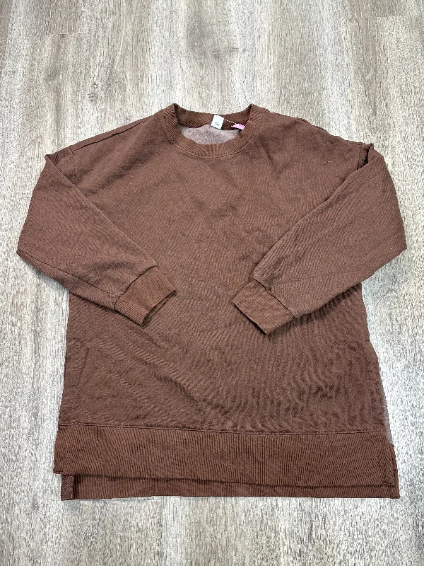 Men's Hoodies with Water-Repellent FabricSweatshirt Crewneck By Old Navy In Brown, Size: S Men's Hoodies with Water-Repellent FabricSweatshirt Crewneck By Old Navy In Brown, Size: S