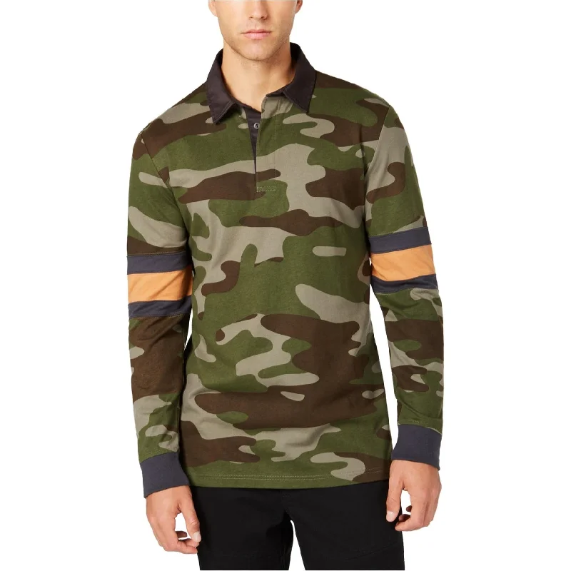 Men's Shirts for FishingAmerican Rag Mens Camo Rugby Polo Shirt