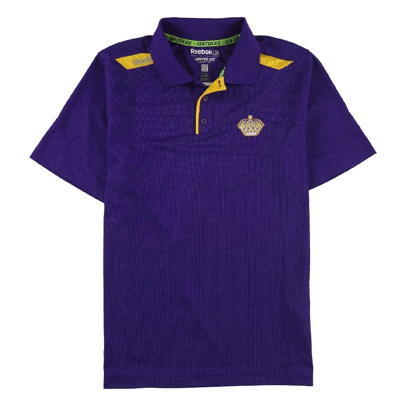 Men's Shirts with Antimicrobial TreatmentReebok Mens La Kings Rugby Polo Shirt