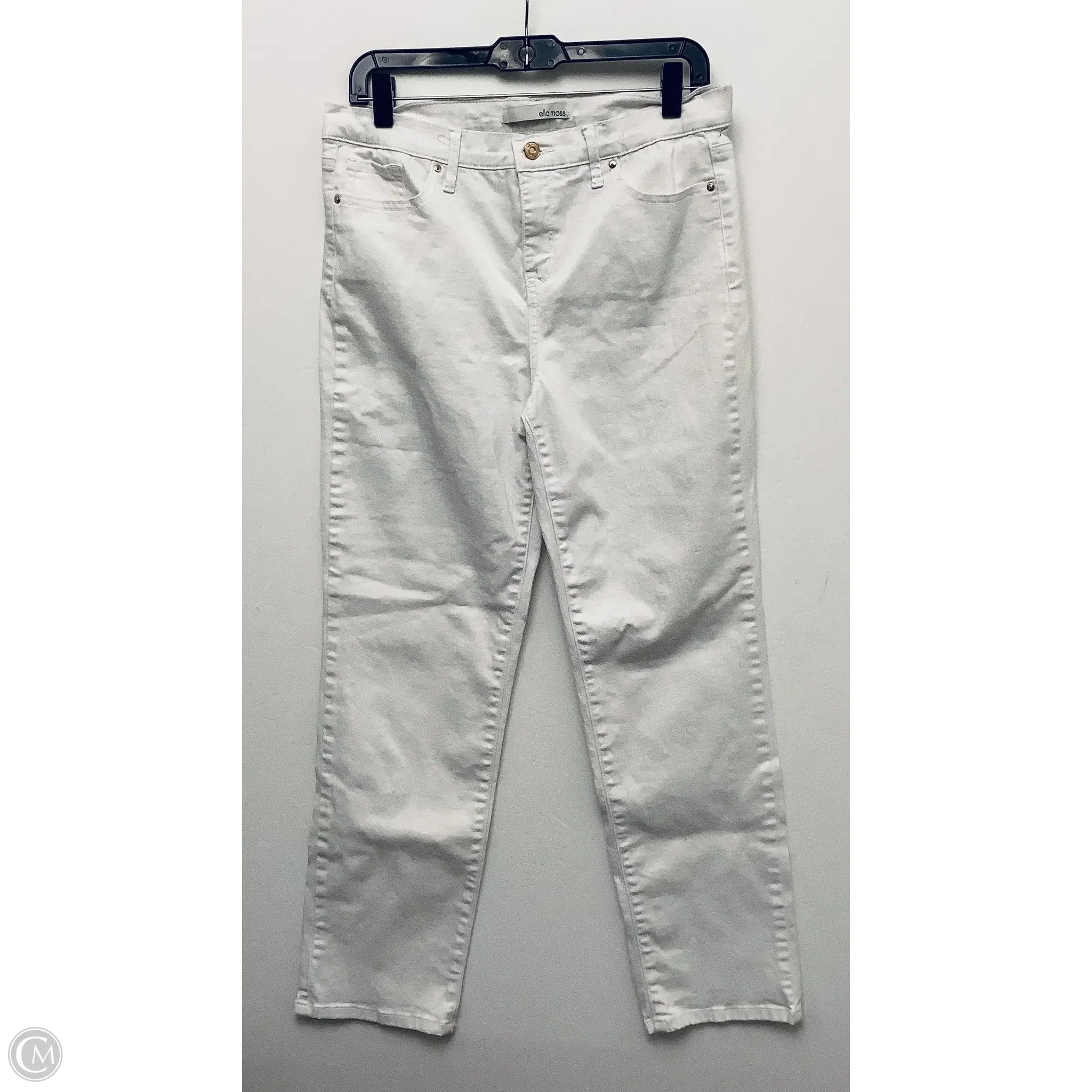 Men's Jeans for a Dressy OccasionJeans Straight By Ella Moss In White Denim, Size: 10