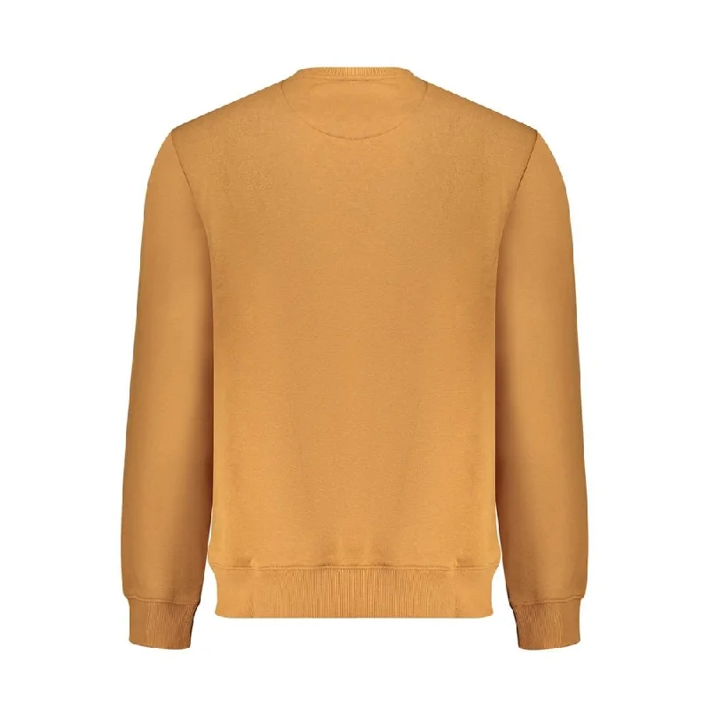 Men's Sweaters with Stand-Up CollarsLee Brown Cotton Men Men's Sweater
