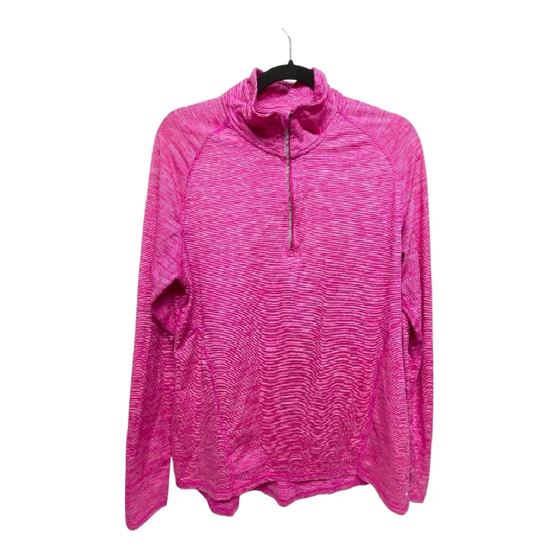 Men's Hoodies for Big and TallSweatshirt Collar By Champion In Pink, Size: L