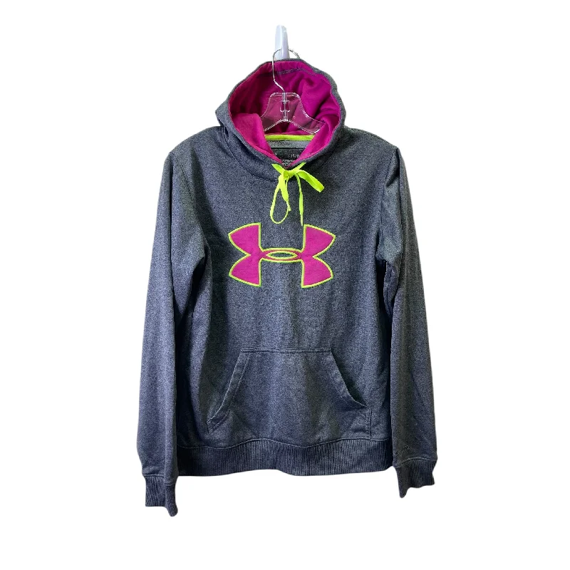 Men's Hoodies with Relaxed FitsAthletic Sweatshirt Hoodie By Under Armour In Grey, Size:Sp Men's Hoodies with Relaxed FitsAthletic Sweatshirt Hoodie By Under Armour In Grey, Size:Sp