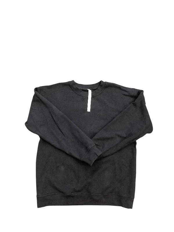 Men's Hoodies with Button-Down PocketsAthletic Sweatshirt Crewneck By Lululemon In Black, Size: 10 Men's Hoodies with Button-Down PocketsAthletic Sweatshirt Crewneck By Lululemon In Black, Size: 10