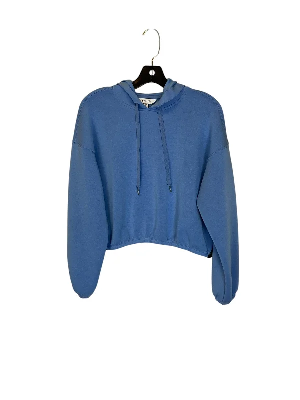 Men's Hoodies with Lined HoodsSweatshirt Hoodie By Spanx In Blue, Size: S