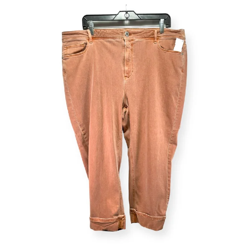 Workwear Men's JeansTan Jeans Cropped J. Jill, Size 20w