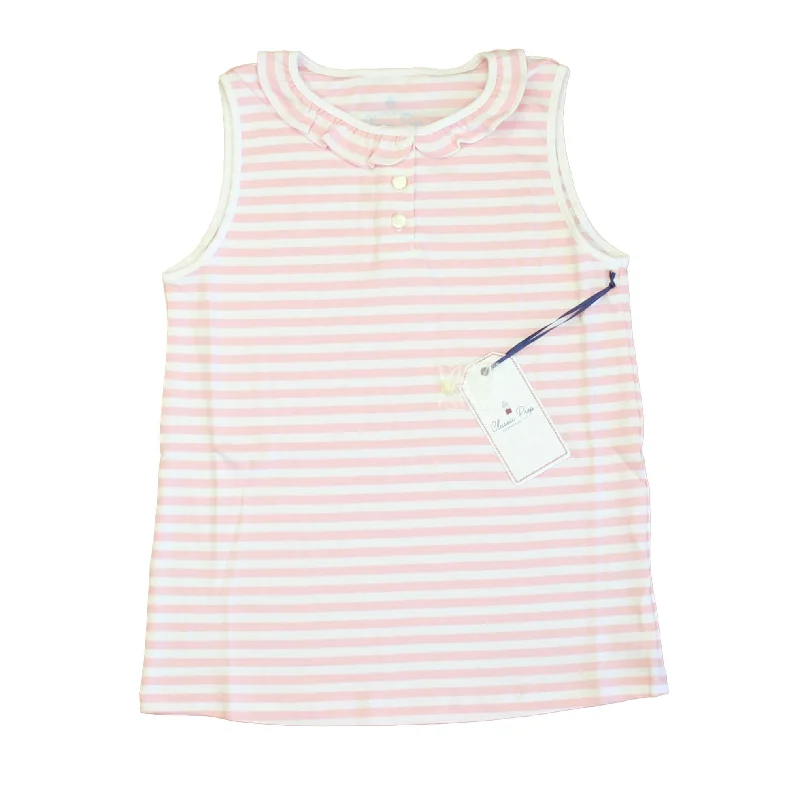 Striped Men's TopsClassic Prep Girls Lilly's Pink | Bright White Polo Shirt Size: 6-14 Years Striped Men's TopsClassic Prep Girls Lilly's Pink | Bright White Polo Shirt Size: 6-14 Years