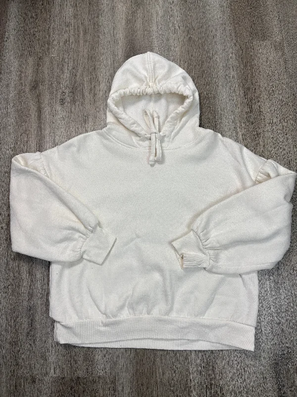 Weather-Ready Men's HoodiesSweatshirt Hoodie By Nine West Apparel In White, Size: L