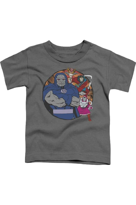 Men's Shirts with Patch PocketsDC Comics Apokolips Represent Short Sleeve Juvenile Tee / T-Shirt Men's Shirts with Patch PocketsDC Comics Apokolips Represent Short Sleeve Juvenile Tee / T-Shirt