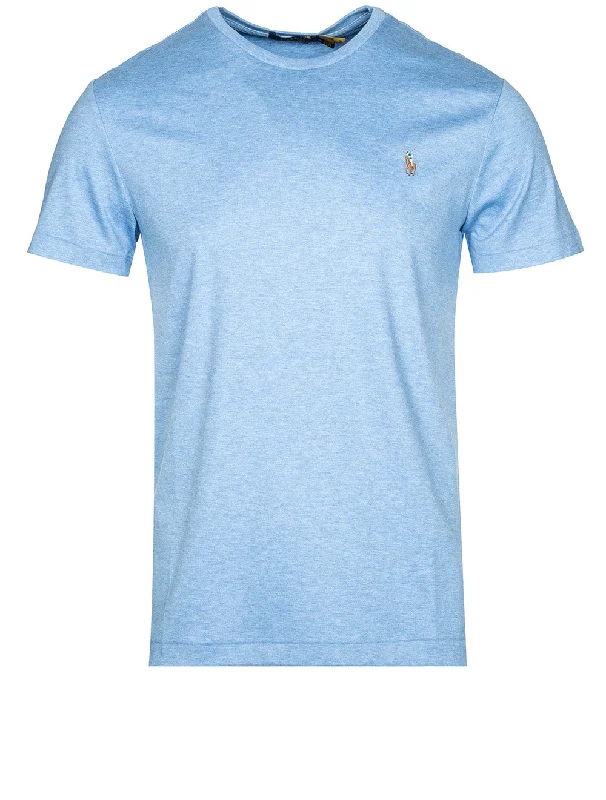 Men's Shirts with Embellished SleevesPima Polo T-Shirt Soft Royal Heather