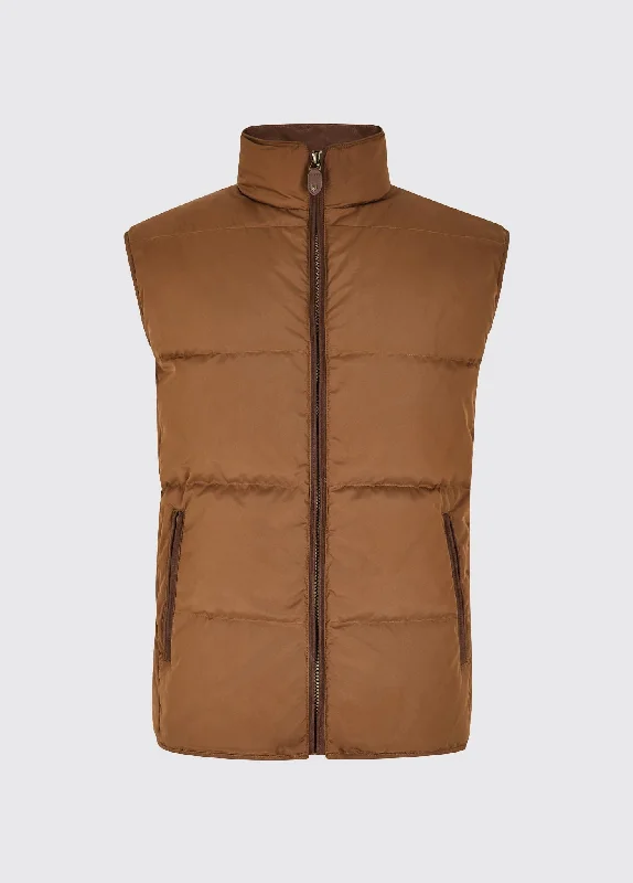 Men's Coats for WalkingGraystown Mens Down-filled Gilet - Walnut