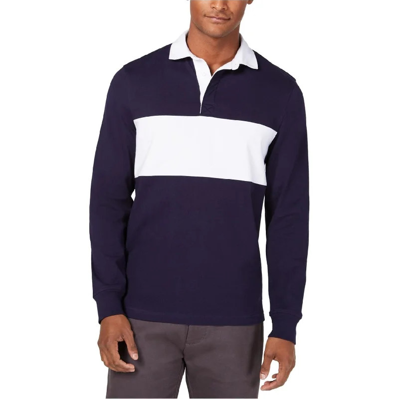Men's Shirts with Patch PocketsClub Room Mens Colorblocked Rugby Polo Shirt, Blue, Small Men's Shirts with Patch PocketsClub Room Mens Colorblocked Rugby Polo Shirt, Blue, Small