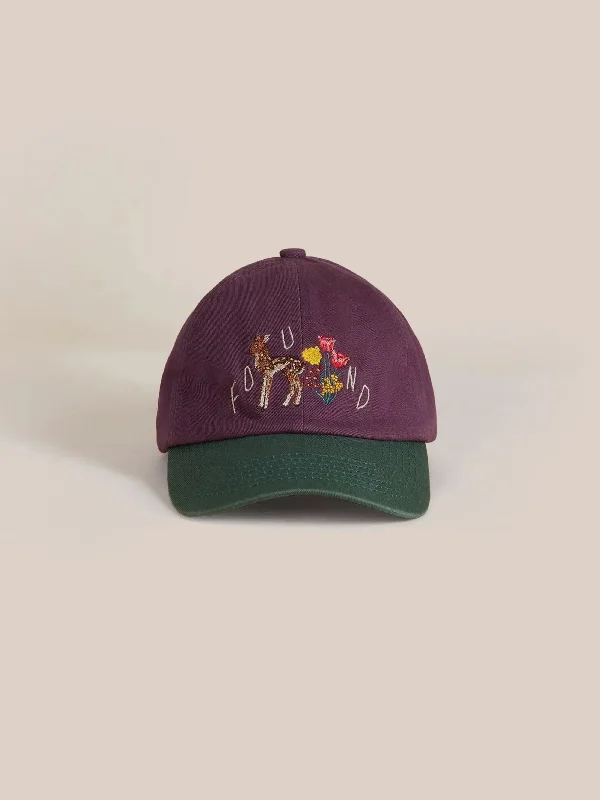 Summer Bucket CapsFlower Deer Cap