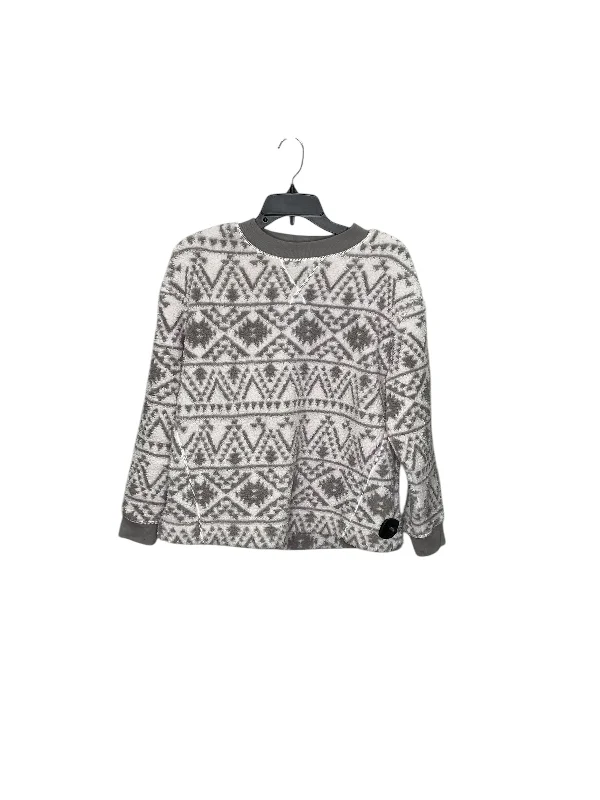 Men's Hoodies for LayeringSweatshirt Collar By Koolaburra By Ugg In Grey & White, Size: Mp Men's Hoodies for LayeringSweatshirt Collar By Koolaburra By Ugg In Grey & White, Size: Mp