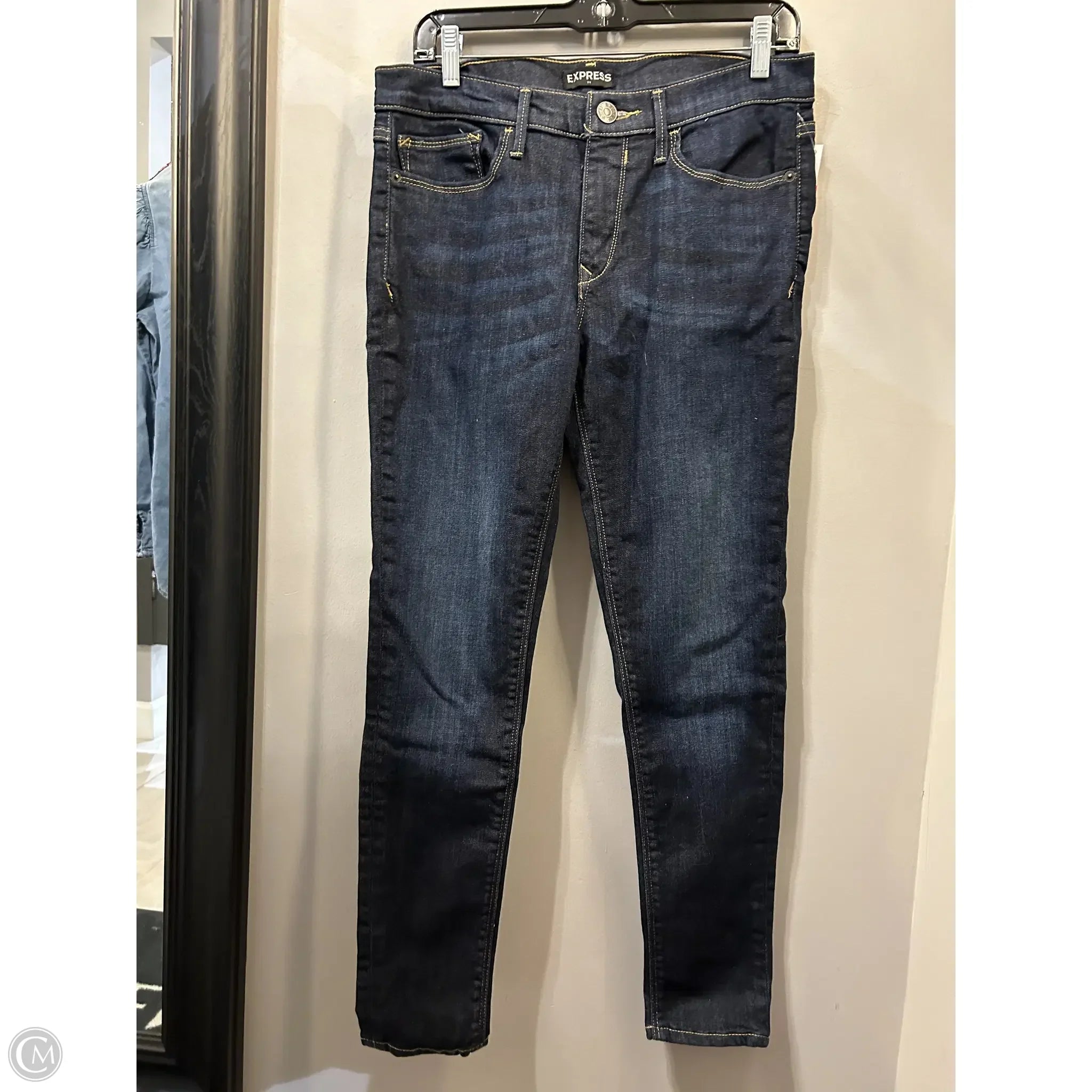 Wide-Leg Men's JeansJeans Skinny By Express In Blue Denim, Size: 10
