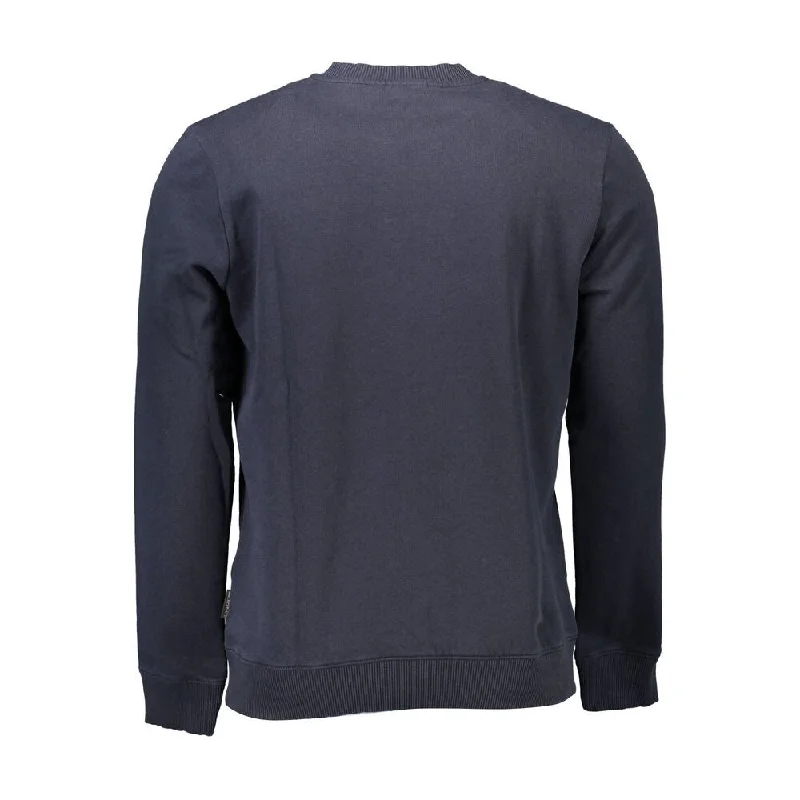 Men's Sweaters with ButtonsNapapijri Blue Cotton Men Men's Sweater
