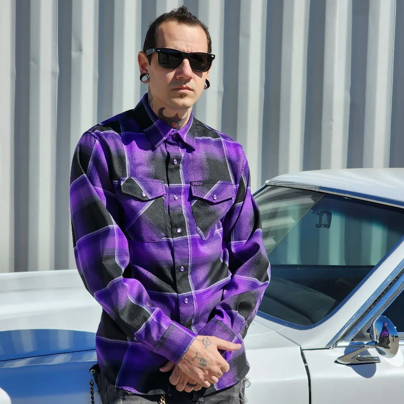 Men's Fishing Shirts for Water SportsMidnight Kiss Flannel