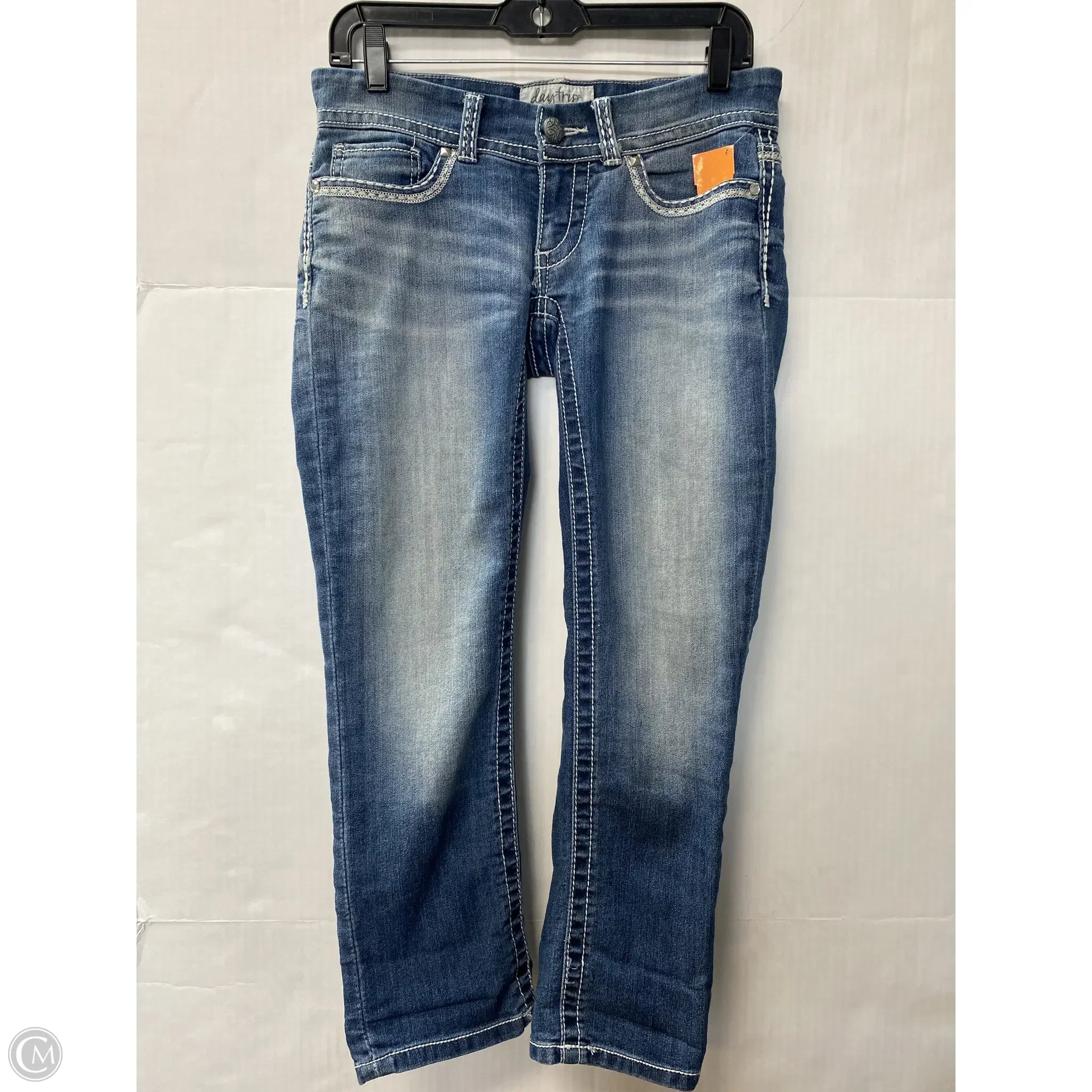 Men's Jeans for SportsJeans Cropped By Daytrip In Blue Denim, Size: 4