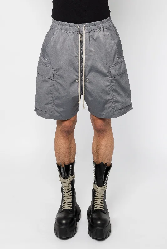 Men's Coats with Modern CutsRick Owens DRKSHDW Cargobela Shorts in Stone