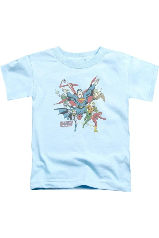 Men's Shirts with Rounded HemlinesDC Comics Lead The Charge Short Sleeve Juvenile Tee / T-Shirt Men's Shirts with Rounded HemlinesDC Comics Lead The Charge Short Sleeve Juvenile Tee / T-Shirt
