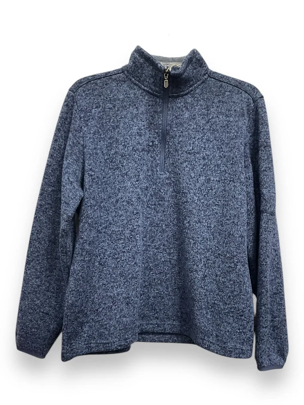 Men's Hoodies for Tall MenAthletic Sweatshirt Collar By Orvis In Blue, Size: L