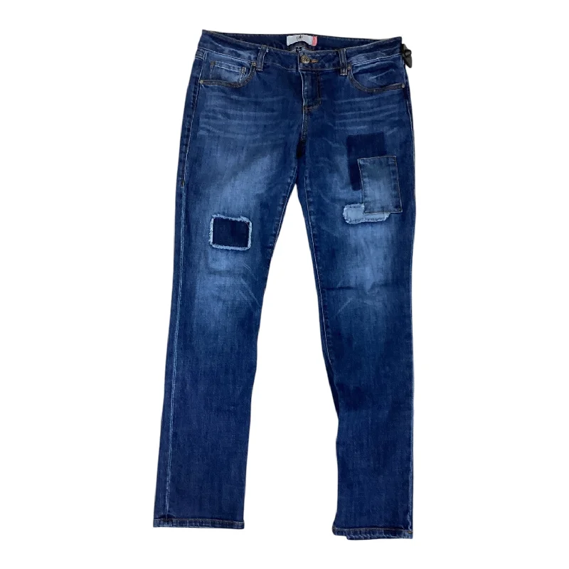 Yoked Back Men's JeansJeans Designer By Cabi In Blue Denim, Size: 6