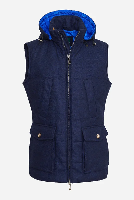 Waterproof Men's ParkasMaund Gilet in Navy