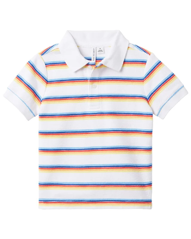 Men's Shirts with Drawstring WaistbandsJanie and Jack The Classic Striped Pique Polo Shirt Men's Shirts with Drawstring WaistbandsJanie and Jack The Classic Striped Pique Polo Shirt