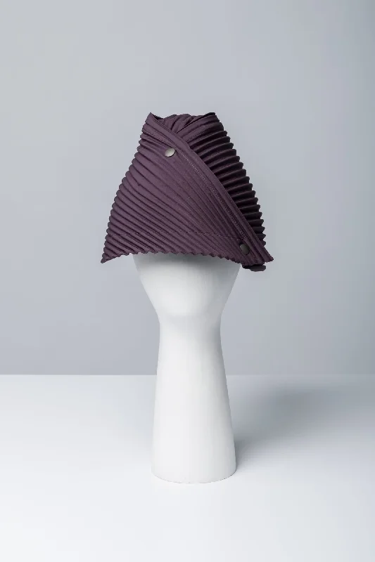 Men's Coats with PocketsHomme Plissé Issey Miyake Unit Hat in Slate Violet