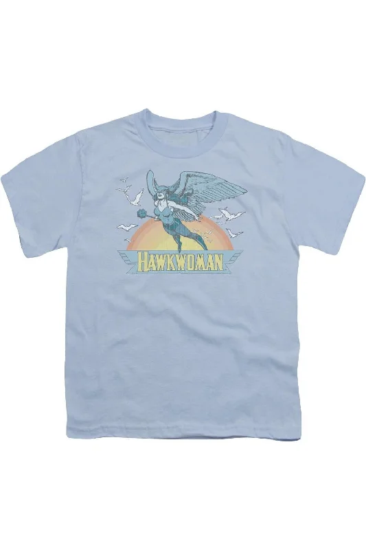 Men's Shirts with Belt AttachmentsDC Comics Hawkwoman Short Sleeve Youth Tee / T-Shirt Men's Shirts with Belt AttachmentsDC Comics Hawkwoman Short Sleeve Youth Tee / T-Shirt