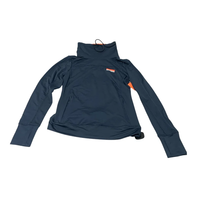 Men's Hoodies with Kangaroo PocketsAthletic Sweatshirt Collar By Pink In Blue, Size: S Men's Hoodies with Kangaroo PocketsAthletic Sweatshirt Collar By Pink In Blue, Size: S