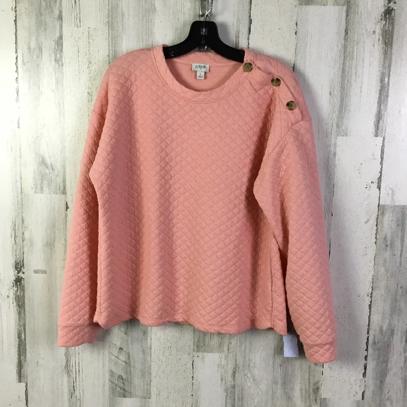 High-Quality Men's French Terry HoodiesSweatshirt Crewneck By J. Crew In Pink, Size: L High-Quality Men's French Terry HoodiesSweatshirt Crewneck By J. Crew In Pink, Size: L