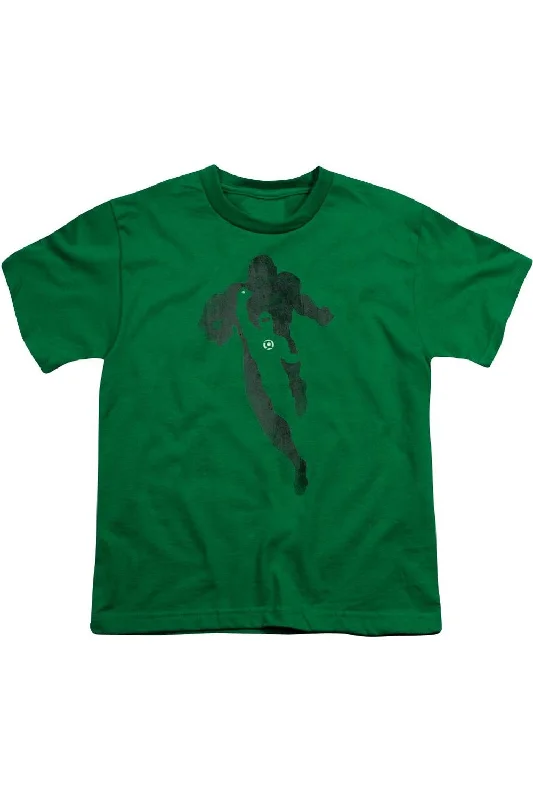 Men's Shirts with Lace-Up HemlinesDC Comics Lantern Knockout Short Sleeve Youth Tee / T-Shirt Men's Shirts with Lace-Up HemlinesDC Comics Lantern Knockout Short Sleeve Youth Tee / T-Shirt