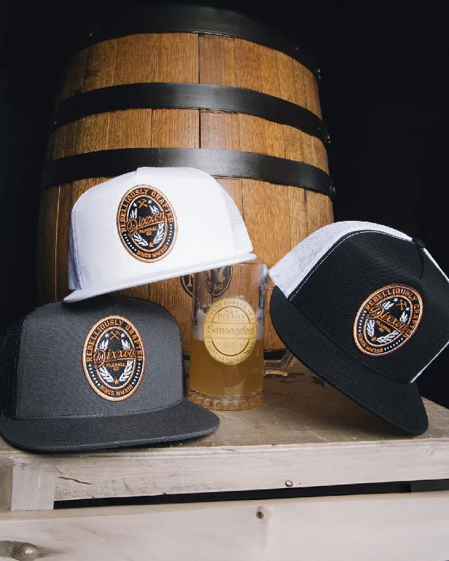 Protective Safety HatsRebelliously Crafted Flat Bill Trucker Snapback